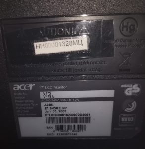 Acer v173b